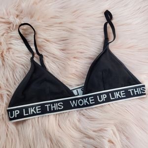 I Woke Up Like This Fashion Bralette H&M